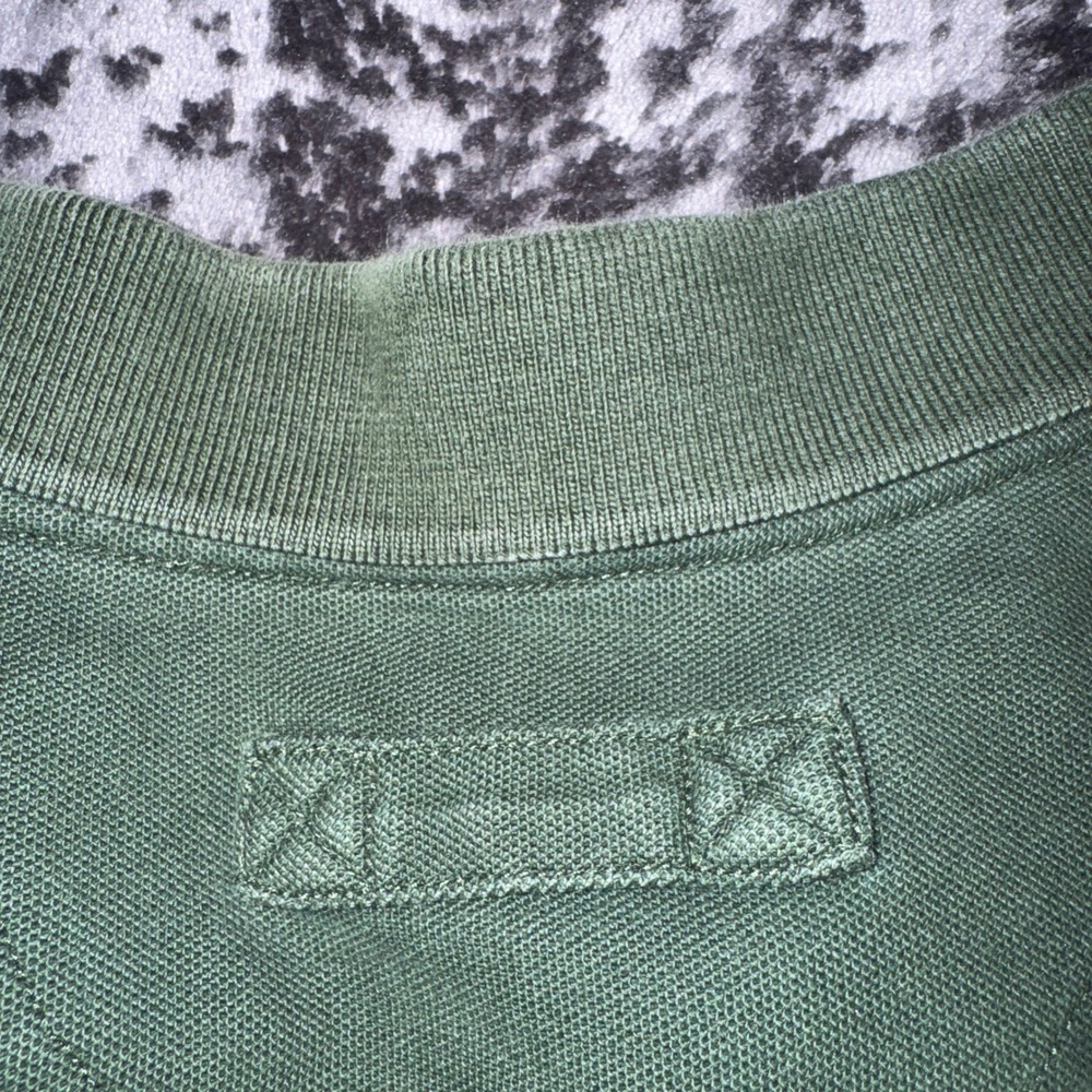 Mens Forest Green 100% Cotton Pique Short Sleeve Polo Shirt 3237-26 Size 3XL - Picture 4 of 12